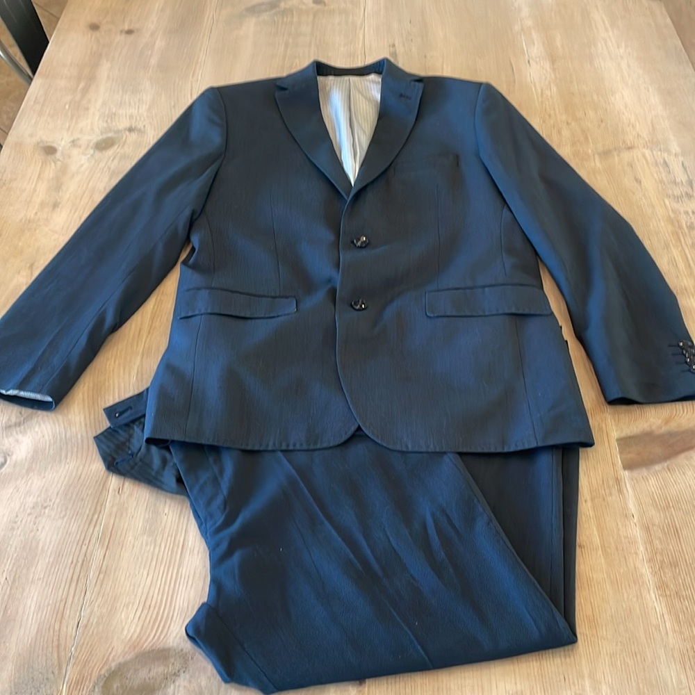 Classic Navy Men's Blazer & Slacks | Suit